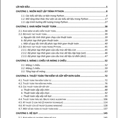 Python: Thuật toán & Cấu trúc dữ liệu. Bài tập và lời giải. Volume 1. 