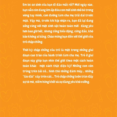 Khủng Hoảng Tuổi Chập Chững: Dành Cho Cha Mẹ Có Con Từ 1 - 4 Tuổi