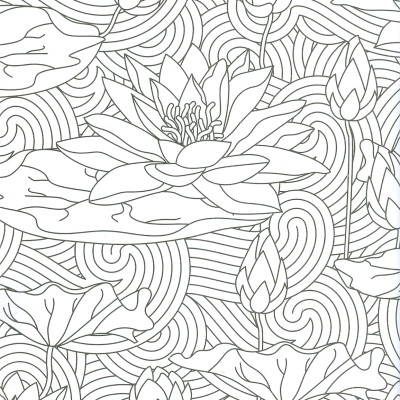 Flowers - Adults Colouring Book (Sách Tô Màu Dành Cho Người Lớn: Những Bông Hoa)