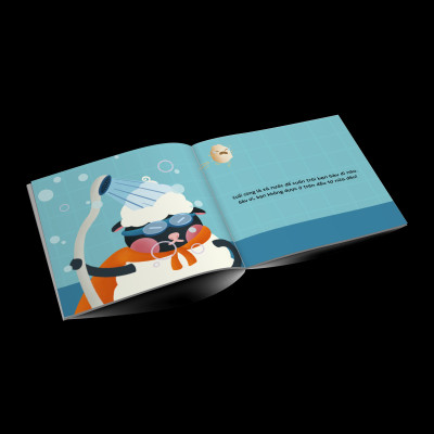 Sách Ehon Kỹ Năng Sống Để Con Yêu Tự Lập - Cùng Gội Đầu Nào