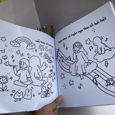 (Sách tô màu) TỚ CÓ MỘT CẬU BẠN MANG TÊN NỖI BUỒN – Ming Shi - Blue.Books - AZ Việt Nam 