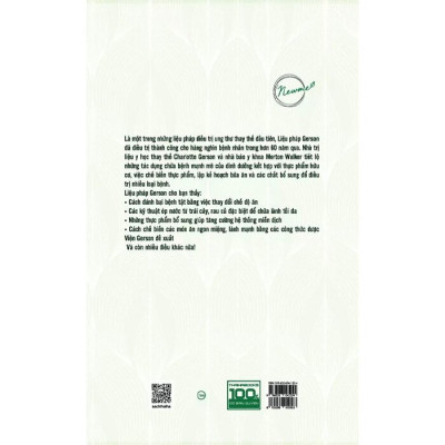 Liệu Pháp Gerson - Chương Trình Dinh Dưỡng Dành Cho Bệnh Nhân Ung Thư Và Các Căn Bệnh Khác