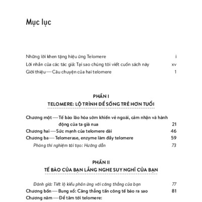 Hiệu Ứng Telomere - Giải Pháp Đột Phá Để Sống Trẻ, Khỏe Và Ngăn Ngừa Lão Hóa _TRE