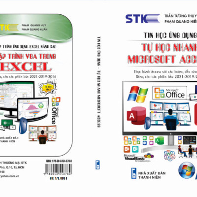 Sách- Tin Học Ứng Dụng Tự Học Nhanh Microsoft Access ( tặng sổ tay xương rồng )