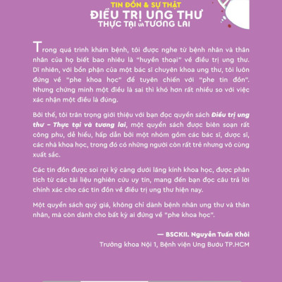 Bộ Sách Ung Thư - Tin Đồn Và Sự Thật (Bộ 2 Cuốn)