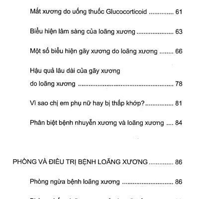 Phòng Và Chữa Bệnh Loãng Xương