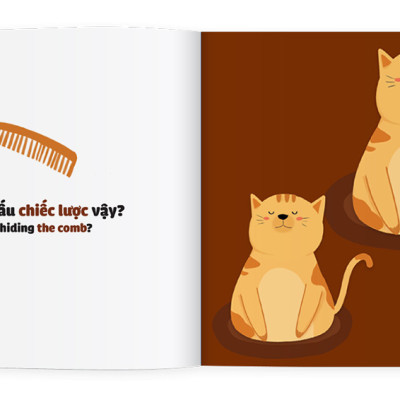 Sách Ehon - Ra vườn xem ai giấu cái gì - Dành cho trẻ từ 0 - 4 tuổi