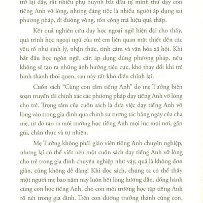 Cùng Con Tắm Tiếng Anh (Tái Bản)