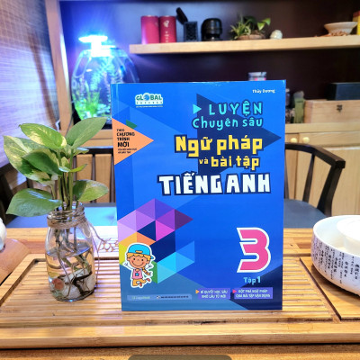 Sách Combo Luyện chuyên sâu ngữ pháp và bài tập tiếng anh 3 tập 1 + 2 (MG)