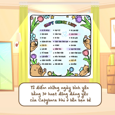 Capybara & Ngôi nhà hạnh phúc