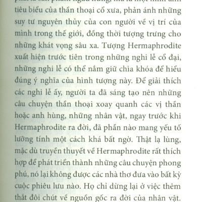 Huyền Thoại Và Nghi Lễ Của Người Lưỡng Tính Trong Thời Kỳ Cổ Đại 