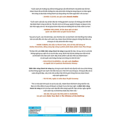 Sách Biến Tiềm Năng Thành Tài Năng - Hidden Potential: The Science of Achieving Greater Things - Adam Grant