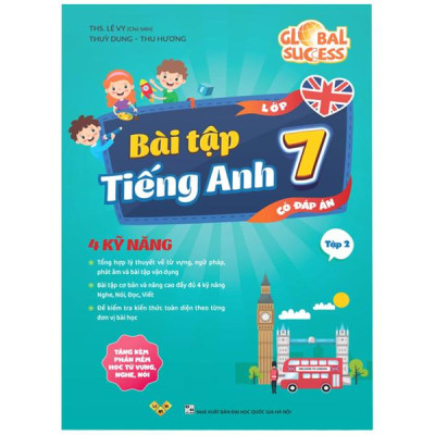 Sách - Global Success - Bài Tập Tiếng Anh 7 - Tập 2 (Có Đáp Án)