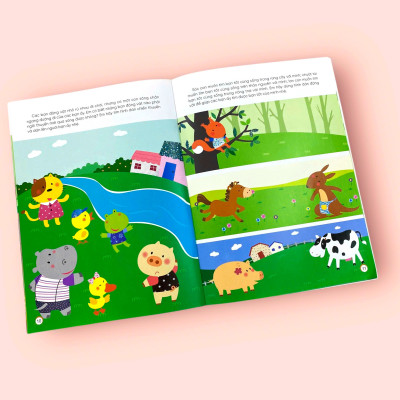 Sách cho bé - Sticker Thần Kỳ Phát Triển Chỉ Số IQ - Thông Minh - Dành cho trẻ 2-4 tuổi - Hình dán 3D càng dán càng vui