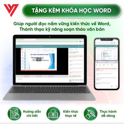 Combo 5 Sách Word - Excel - Power Point - Google Sheet - Power Query ĐÀO TẠO TIN HỌC Ứng Dụng Văn Phòng Kèm Video Hướng Dẫn