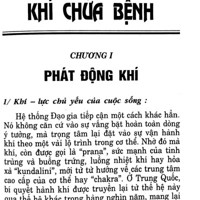 Khí Công Tự Trị Bệnh