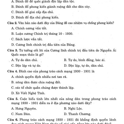 36 Bộ Đề Trắc Nghiệm Ôn Thi Trung Học Phổ Thông Quốc Gia 2019 - Khoa Học Xã Hội