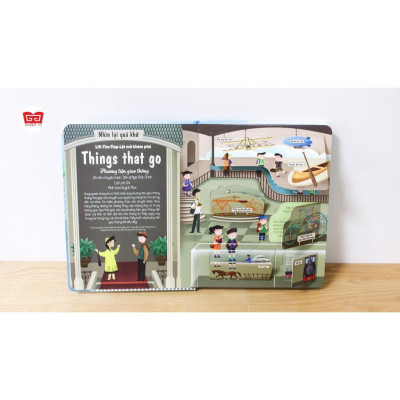 Sách Tương Tác - Lift-The-Flap-Lật Mở Khám Phá - Things That Go - Phương Tiện Giao Thông