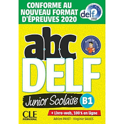 Sách học tiếng Pháp ABC DELF JUNIOR NIV.B1 + LIVRET+CD NELLE EDITION