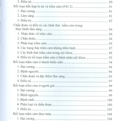 Các Rối Loạn Cảm Xúc (Sách tham khảo)