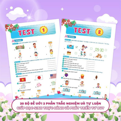 Sách Phiếu Ôn Hè Tiếng Anh Lớp 4 - Megabook