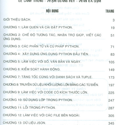 Lập Trình Ứng Dụng Python Dành Cho Người Bắt Đầu