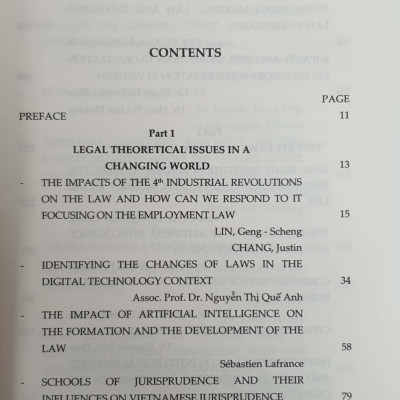 Proceedings of the international conference "Law in a changing world"