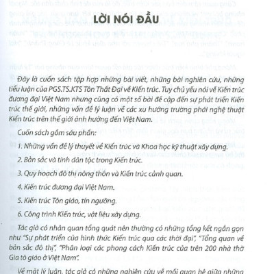 Những Vấn Đề Về Kiến Trúc Đương Đại Việt Nam