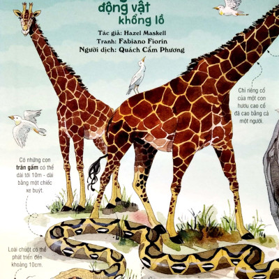 Sách Tương Tác - Big book - Cuốn sách khổng lồ về các loài động vật khổng lồ