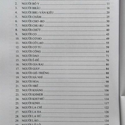 Sách Cộng Đồng 54 Dân Tộc Việt Nam - V2561T
