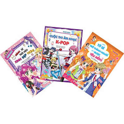 Combo Trọn Bộ 3 Quyển:  Smart Girls - Cuộc Thi Âm Nhạc K-Pop + Mình Sẽ Trở Nên Xinh Đẹp Hơn + Tớ Sẽ Trở  Thành Người Được Yêu Mến  