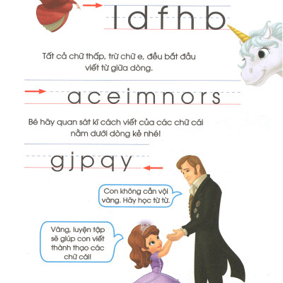 Sách - Các Kĩ Năng Học Tập Của Disney - Cùng Học Chữ Thường Tiếng Anh