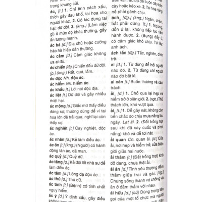 Từ Điển Tiếng Việt (Khổ Nhỏ) -  Vanlangbooks