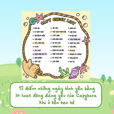 Capybara & Trái tim mặt trời