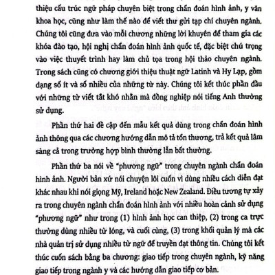 Tiếng Anh Y Khoa - Chuyên Ngành Chẩn Đoán Hình Ảnh