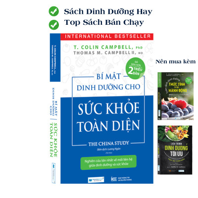 Combo sách: Toàn cảnh dinh dưỡng (TB) + Liệu trình dinh dưỡng (TB), tặng sách Sống mạnh mẽ