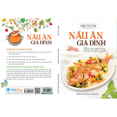 Nấu ăn gia đình - 2024 (30 thực đơn ngày thường + 52 thực đơn ngày chủ nhật) (TTC)