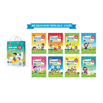 Bộ 8 Cuốn Phát Triển IQ Cho Bé Dành Cho Bé 5-6 Tuổi Bé tập so sánh