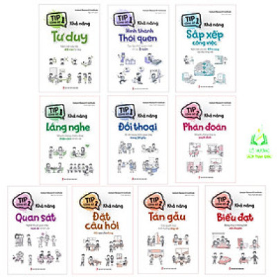 Combo 10 Sách- Trọn Bộ Tip Công Sở (Tip Công Sở 1 + Tip Công Sở 2)