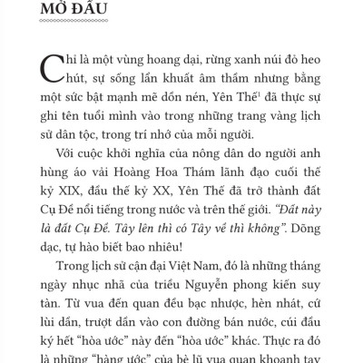 Một vùng Yên Thế (bản in 2024)