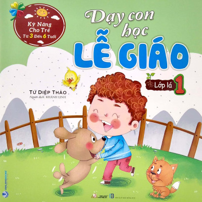 Combo  Dạy Con Học Lễ Giáo - 6 Cuốn - Tứ Diệp Thảo - Tái Bản - Vanlangbooks