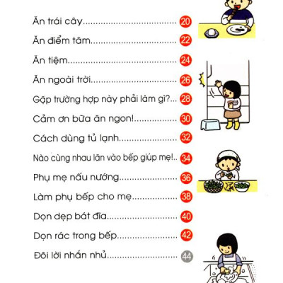 Cẩm Nang Sinh Hoạt Bằng Tranh Cho Bé Tập 2: Kĩ Năng Khi Ăn Uống (Tái Bản 2019)