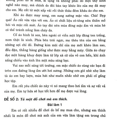 Những Bài Văn Miêu Tả 4