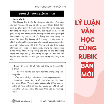 Sách - Lý luận văn học cùng Rubik (Tập 1) - Rubik Văn Chương