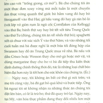Bênh Vực Thực Phẩm