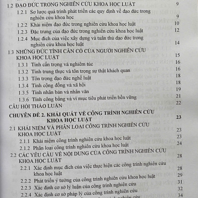 Tư Duy, Lập Luận Và Minh Chứng Trong Nghiên Cứu Khoa Học Luật