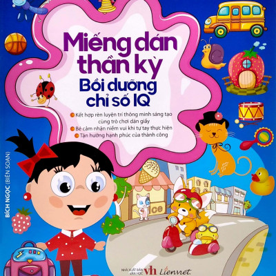 Sách Dán Hình Cho Bé - Miếng Dán Thần Kỳ - Bồi Dưỡng Chỉ Số IQ