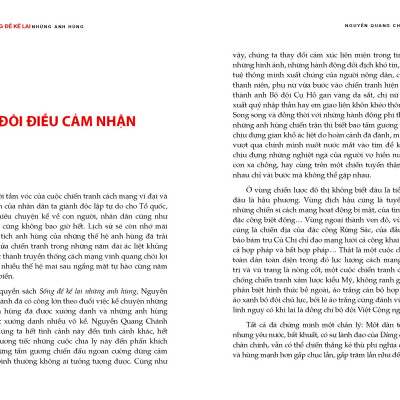 SỐNG ĐỂ KỂ LẠI NHỮNG ANH HÙNG - Câu Chuyện Cảm Động Về Những Người Anh Hùng Cao Thượng, Bình Dị, Sống Mãi Trong Lòng Dân