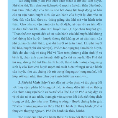 Phế Đại Trường Trong Đông Y