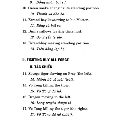 Bài Quyền Võ Tòng Đả Hổ